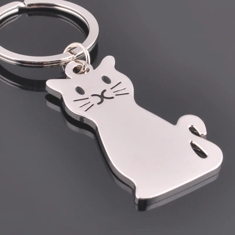 Popular Cat Versatile Metal Key Chain