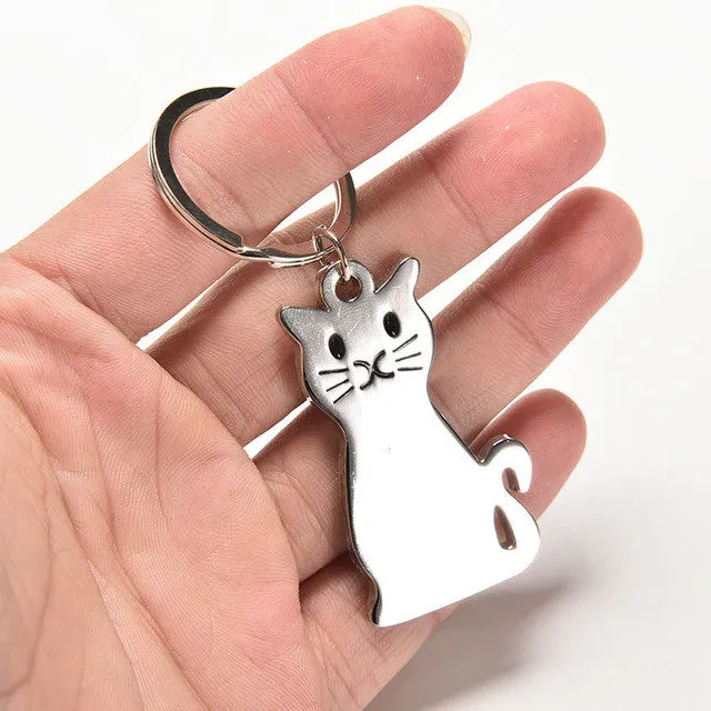 Popular Cat Versatile Metal Key Chain