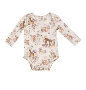 Pretty Woodland Bamboo Girls Bodysuit