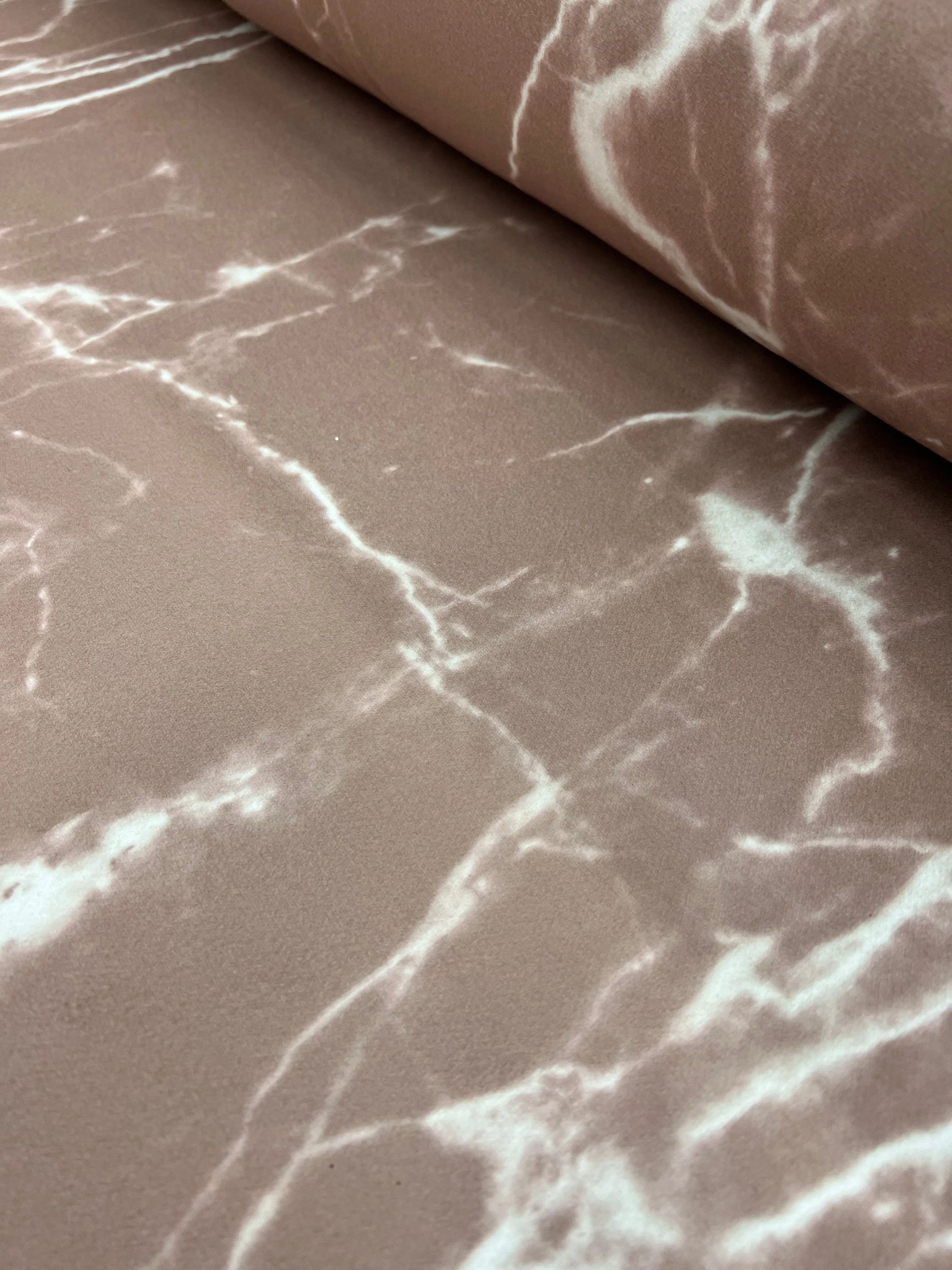 Printed Melton - Dusty Marble