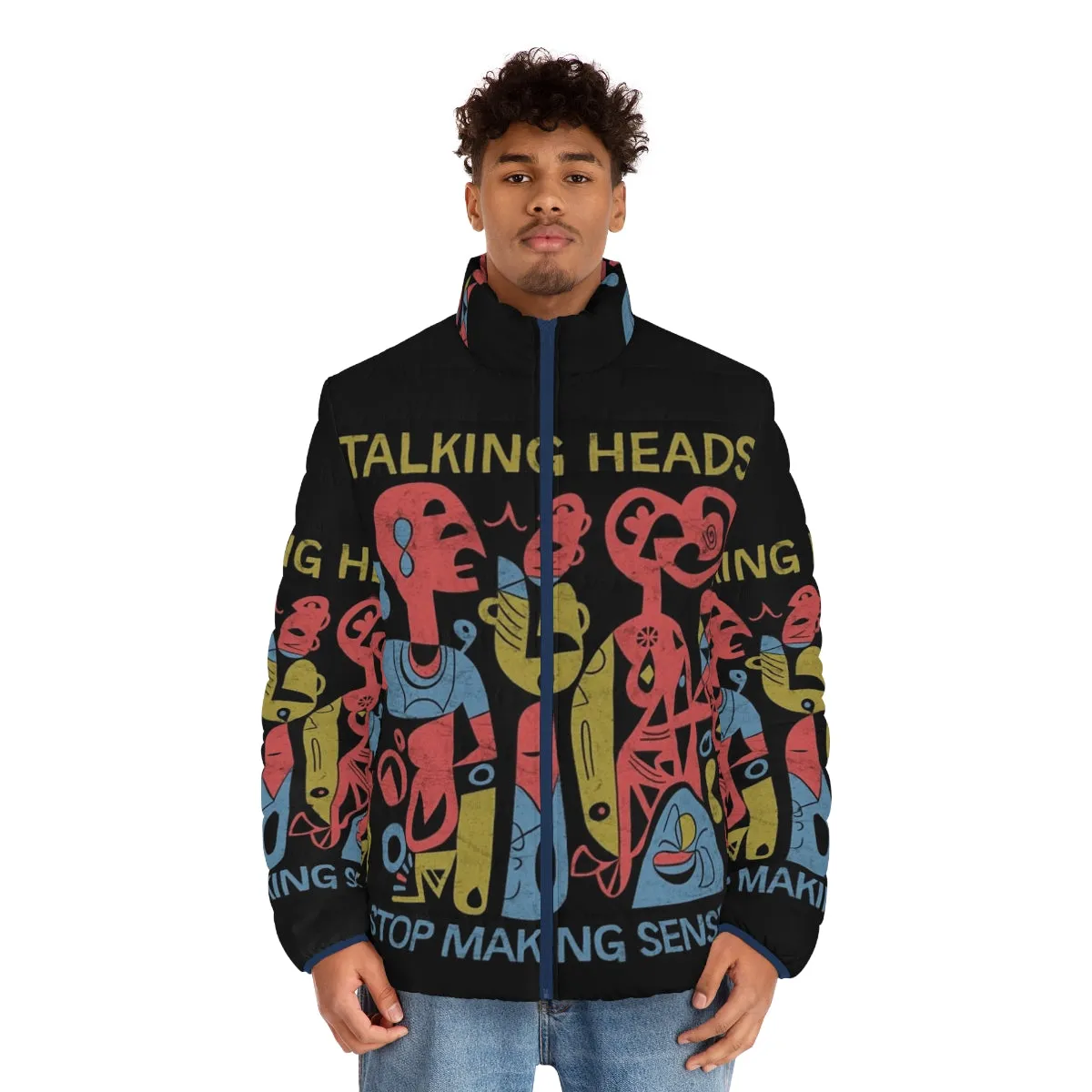 "Stop Making Sense" Talking Heads Inspired Puffer Jacket