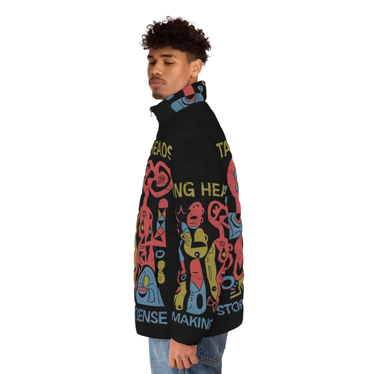 "Stop Making Sense" Talking Heads Inspired Puffer Jacket