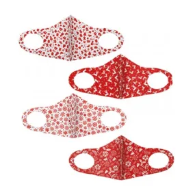 Reusable Unisex Christmas Spandex Face Mask - Assorted Designs - Pack of 1