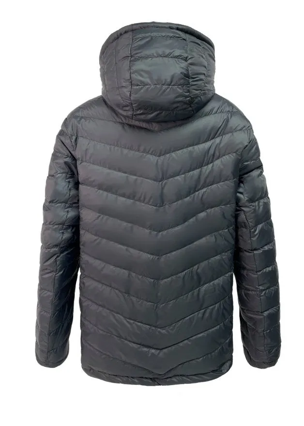 Reversible Navy/Black Mens Duck Down Jacket