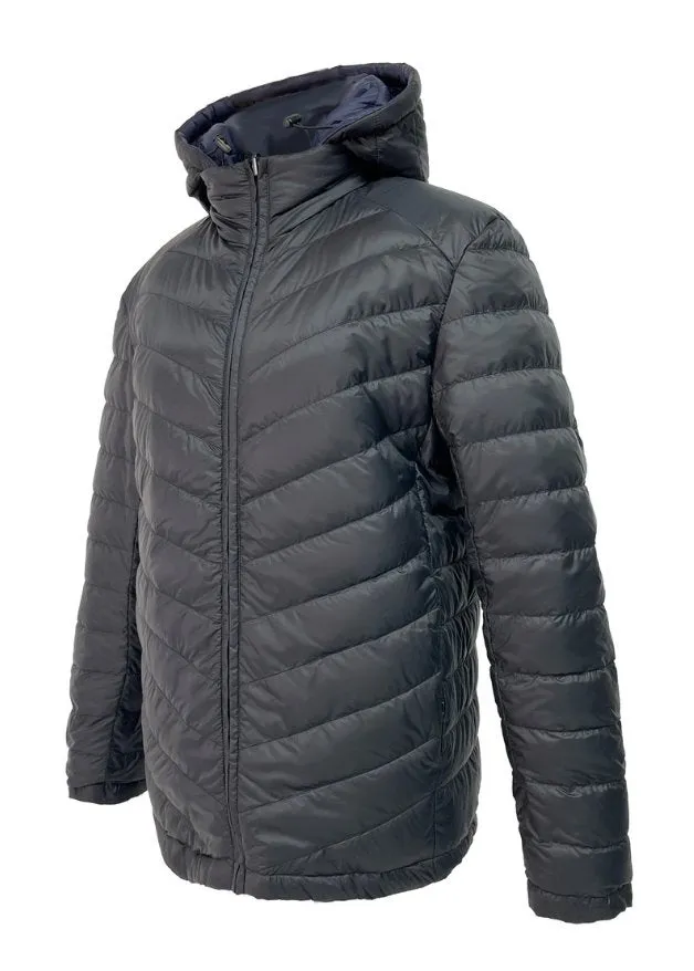 Reversible Navy/Black Mens Duck Down Jacket