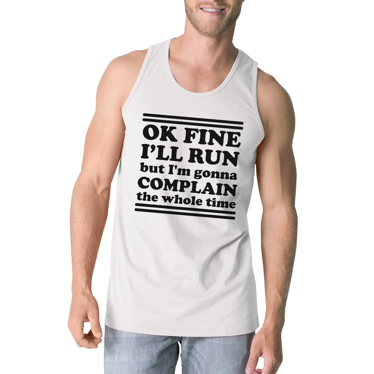 Run Complain Mens Funny Graphic Gym Tank Top Funny Workout Gift