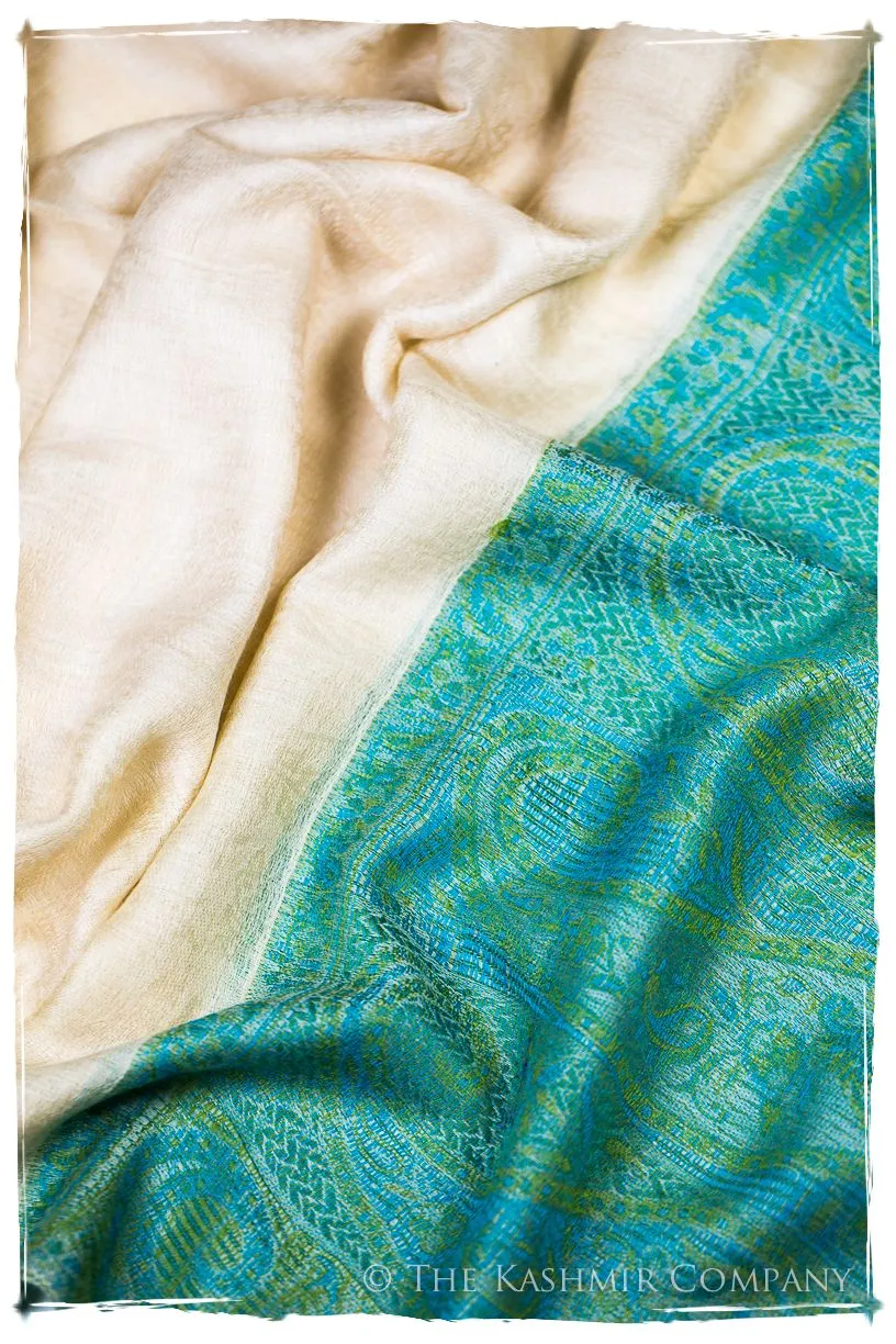 Serafina Paisley Frontière Pashmina Cashmere Scarf