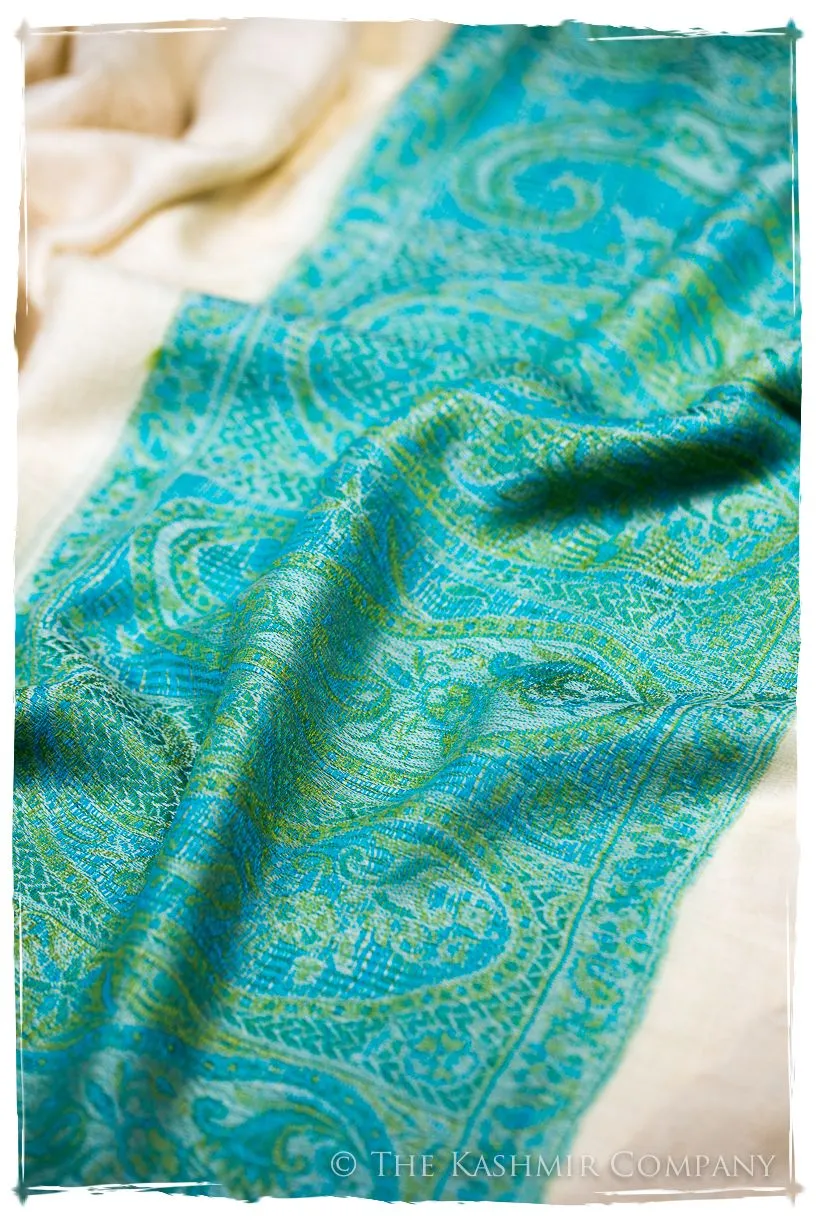 Serafina Paisley Frontière Pashmina Cashmere Scarf