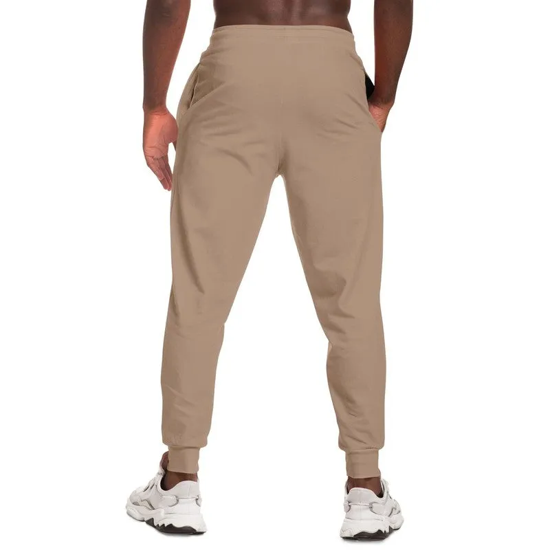 Shaded Pale Pastel Orange Brown Joggers | Unisex | with PLUS sizes | C0M22Y30K30