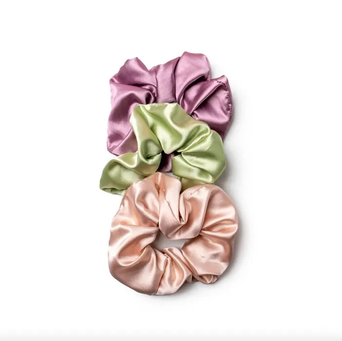 Silky Satin Scrunchie Set