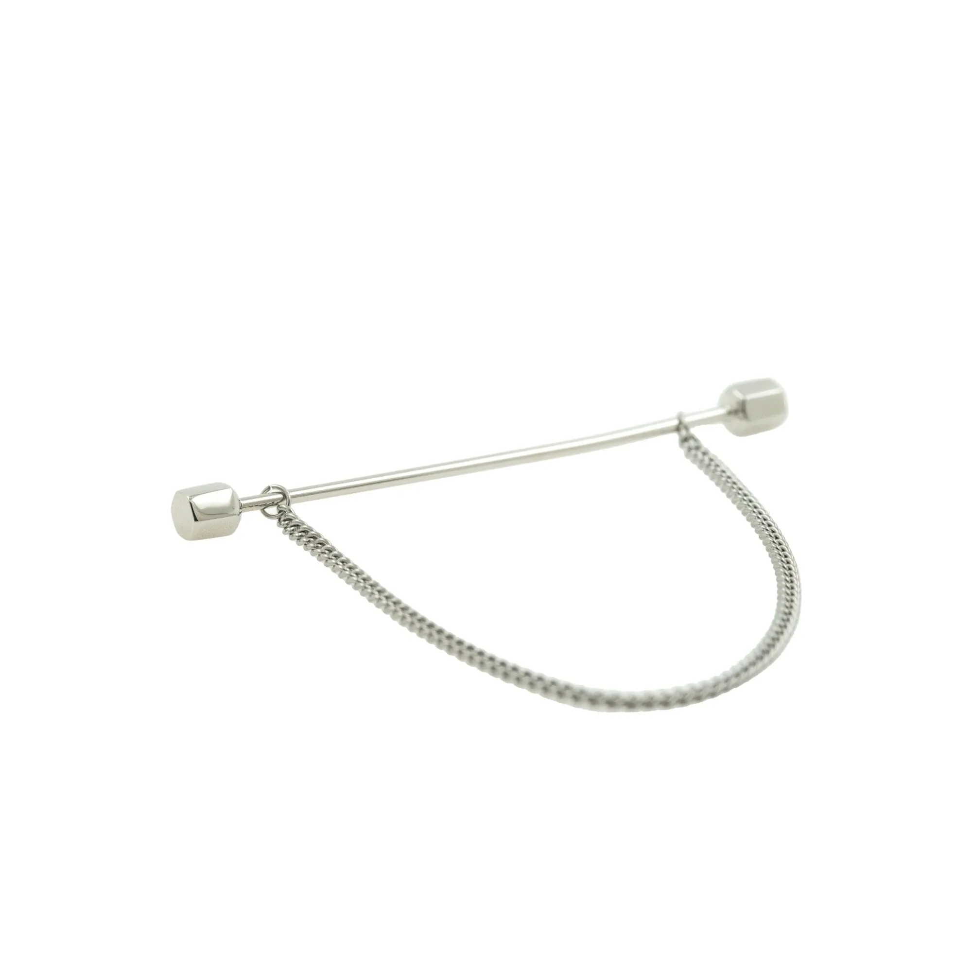 Silver Chain Collar Bar