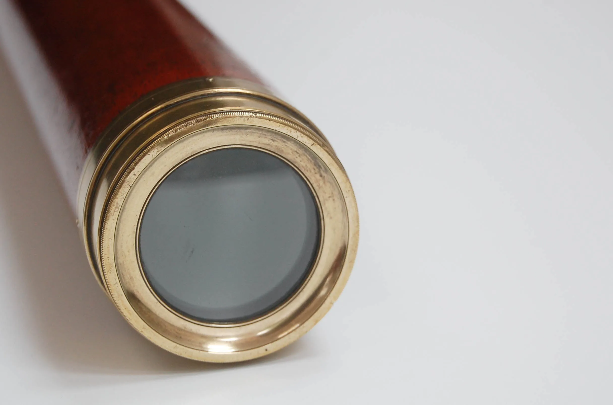 Single Draw Marine Day or Night Telescope by Dollond of London with Original Leather Case