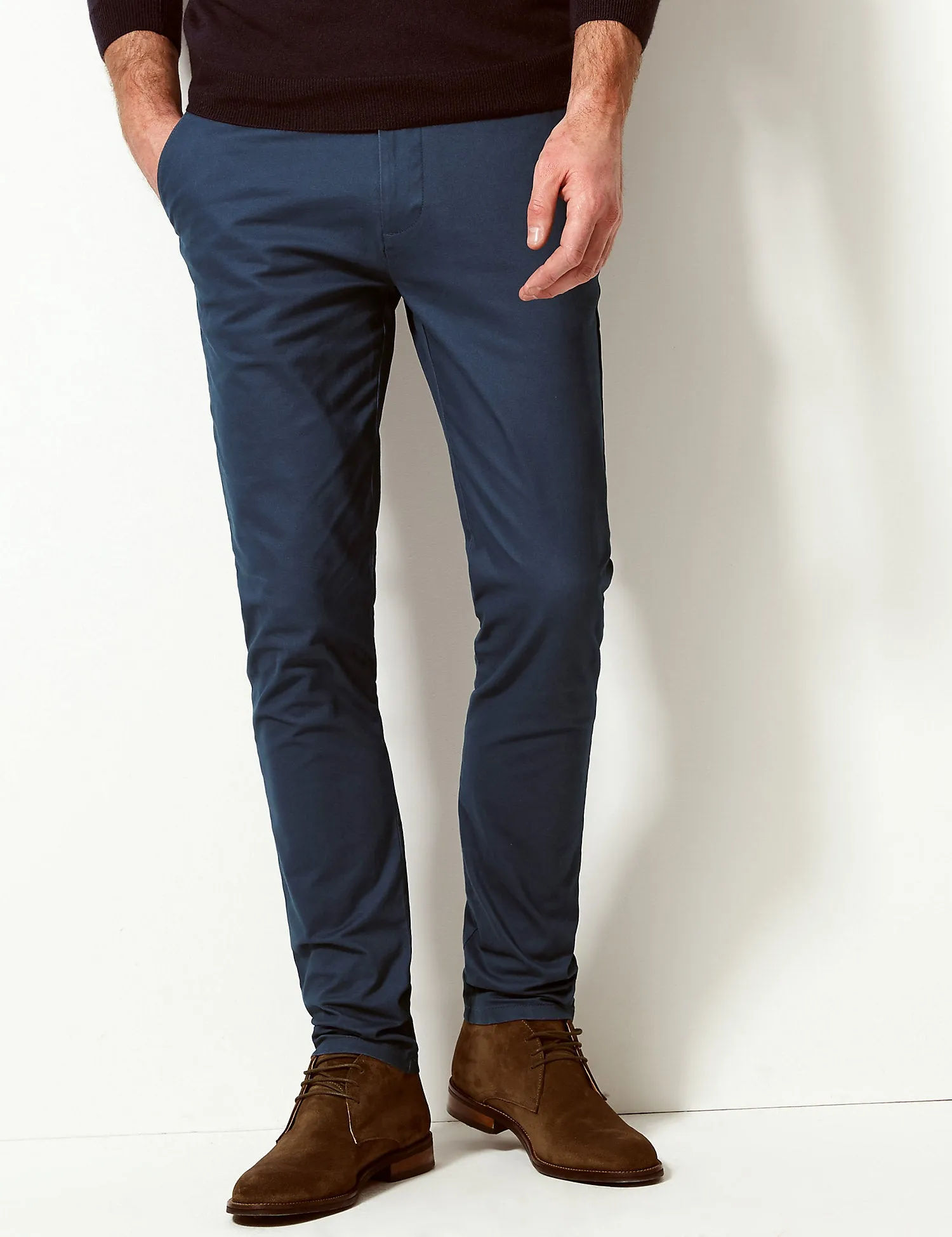 Skinny Fit Chinos with Stretch