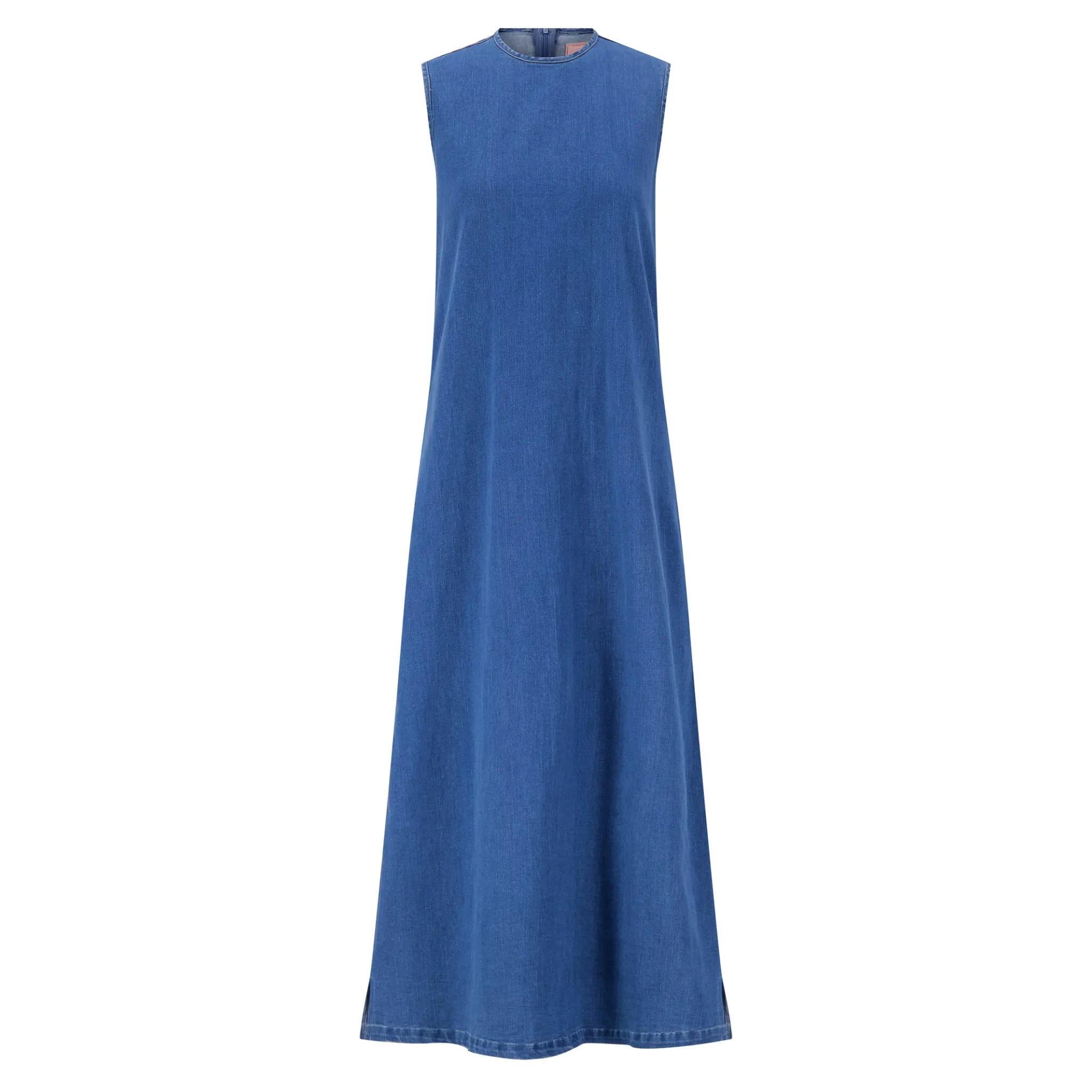 Sleeveless Denim Maxi Dress