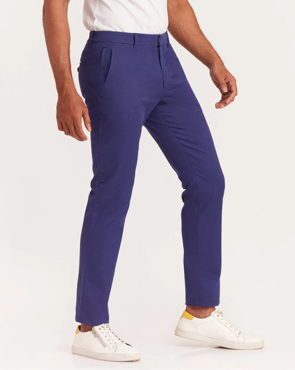 Slim Fit Urban Chinos - Ink Blue