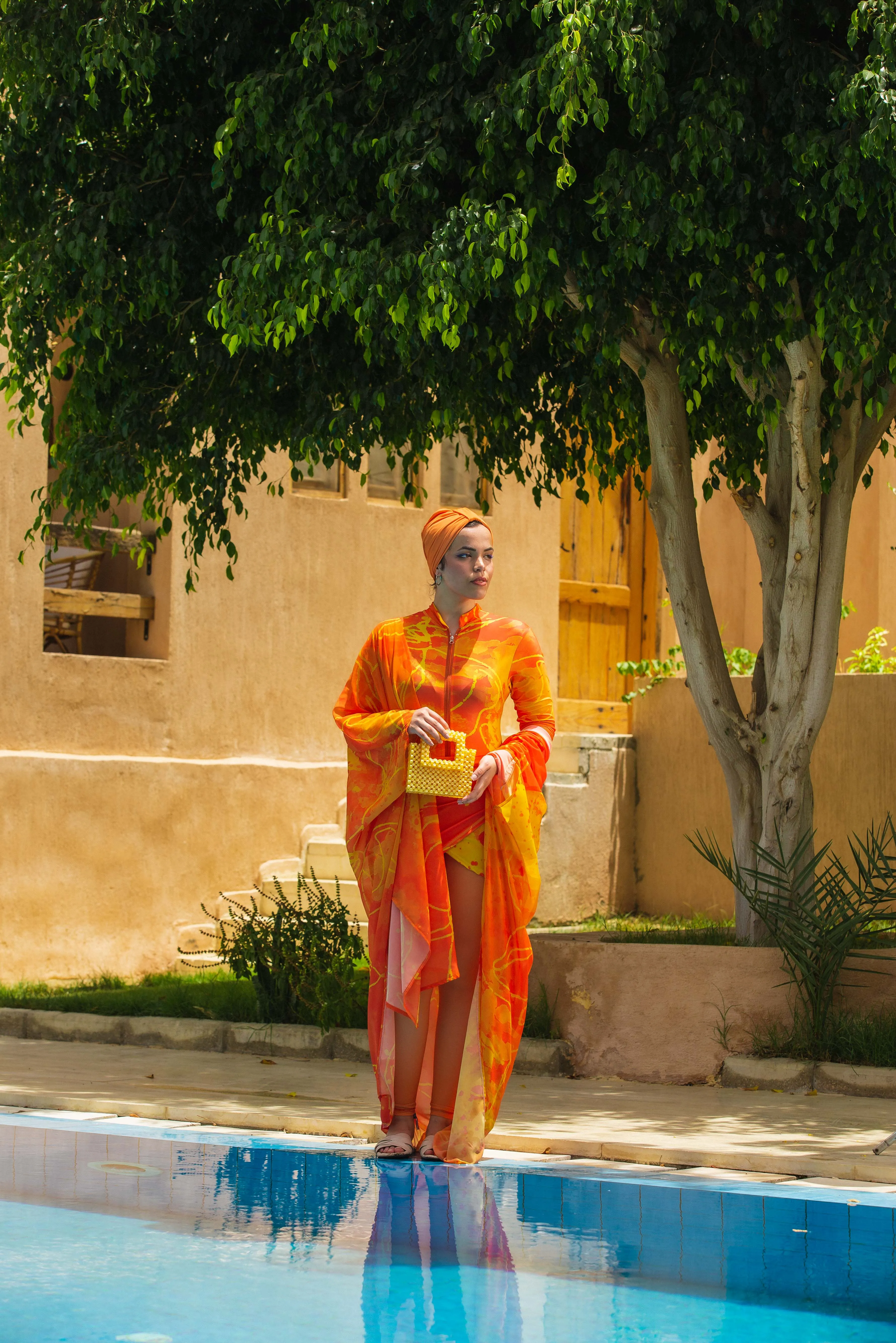 Splash Basic Burkini - Orange