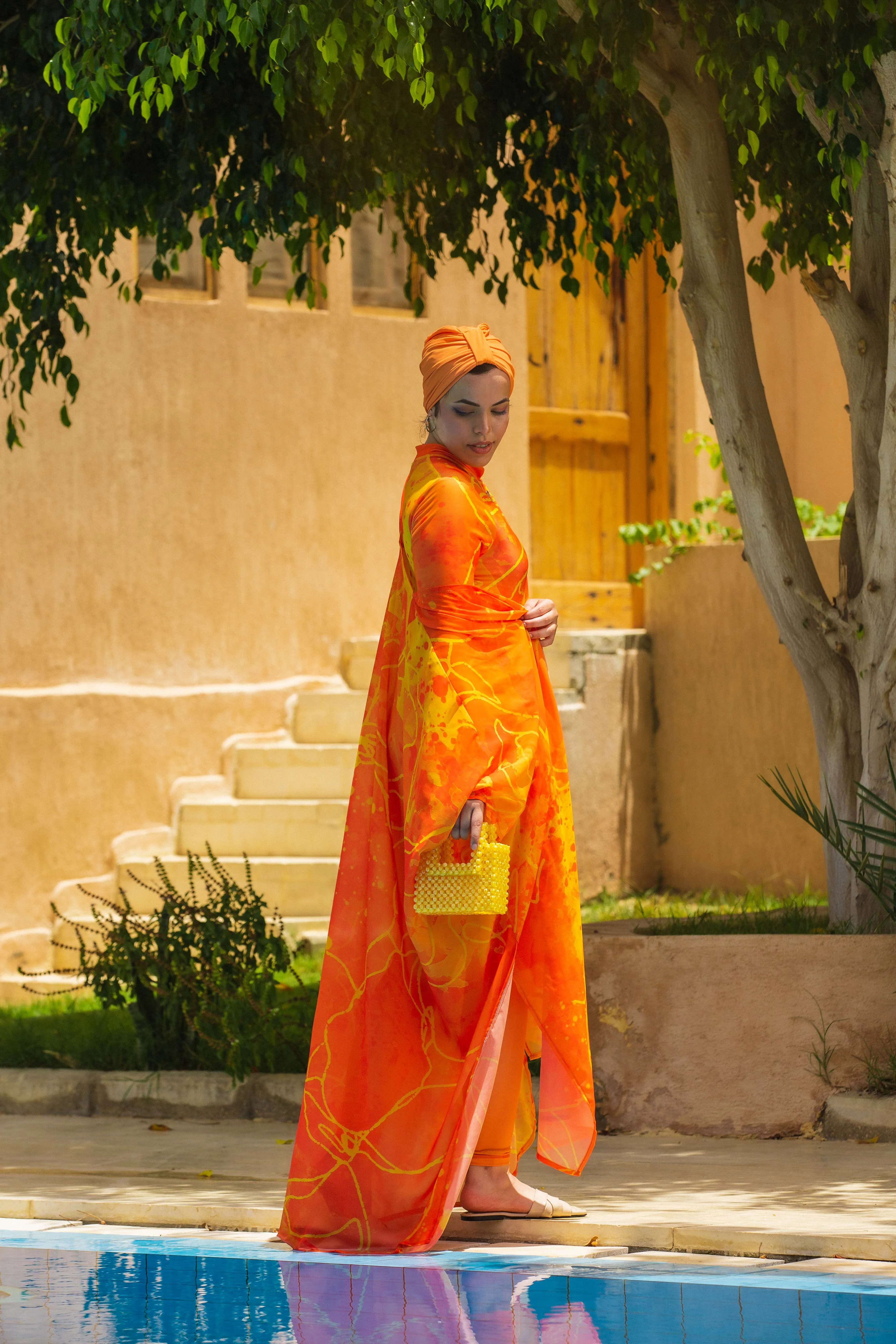 Splash Basic Burkini - Orange