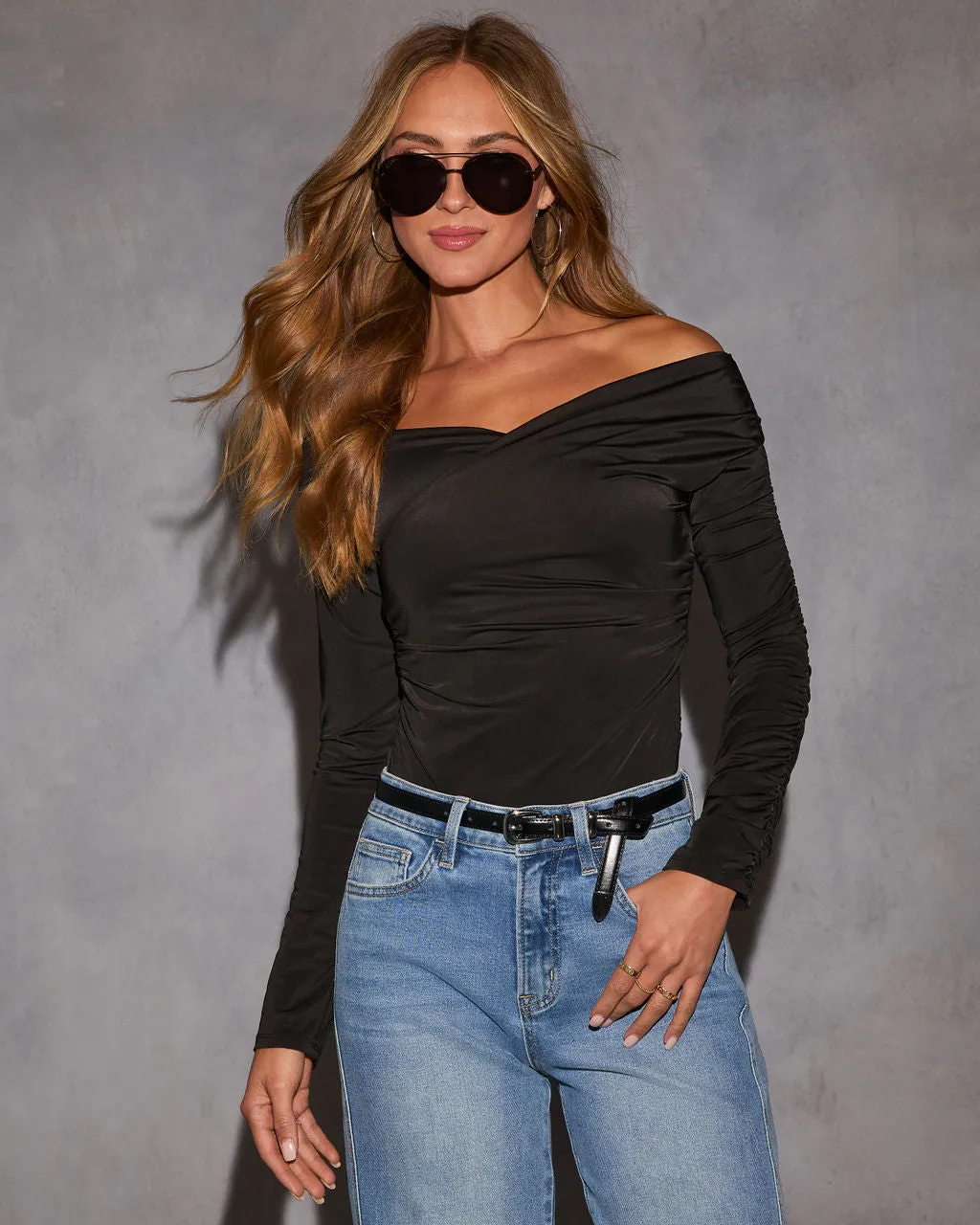 Style Pause Ruched Bodysuit