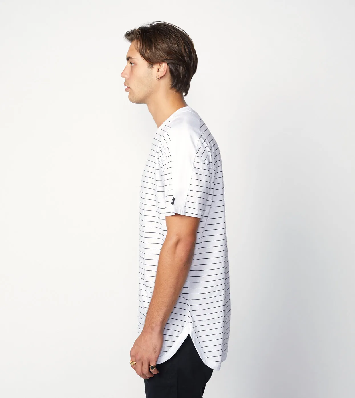 Super Rugger Tee White/Black - Sale