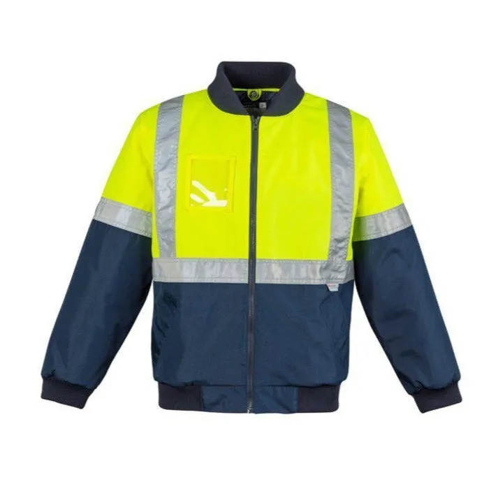 SYZMIK ZJ351 HI VIS QUILTED FLYING JACKET