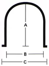 TANK BAND FOR 125 GAL HORIZONTAL LEG TANK (7921)