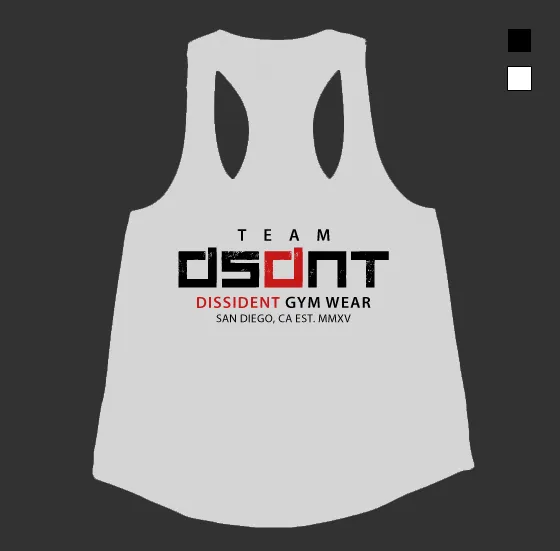 Team DSDNT Ladies Racerback Tank