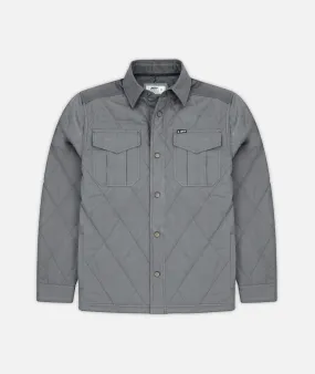 The Dogwood Quilted Jacket - Grey