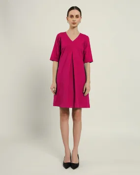 The Giza Berry Cotton Dress