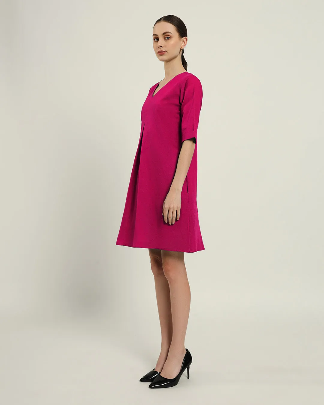 The Giza Berry Cotton Dress