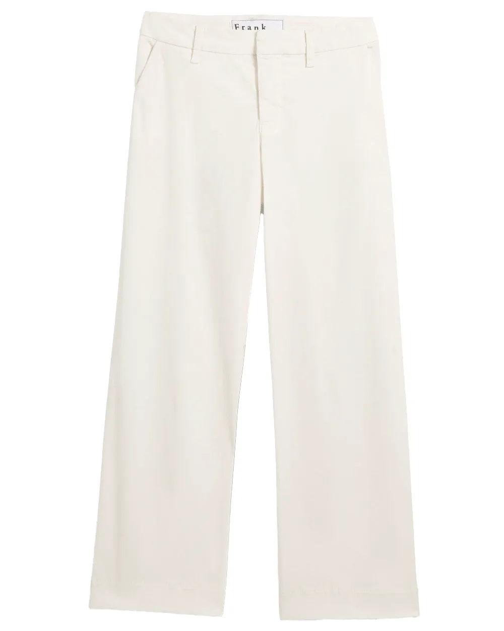 The Italian Wide Leg Chino in Chalk