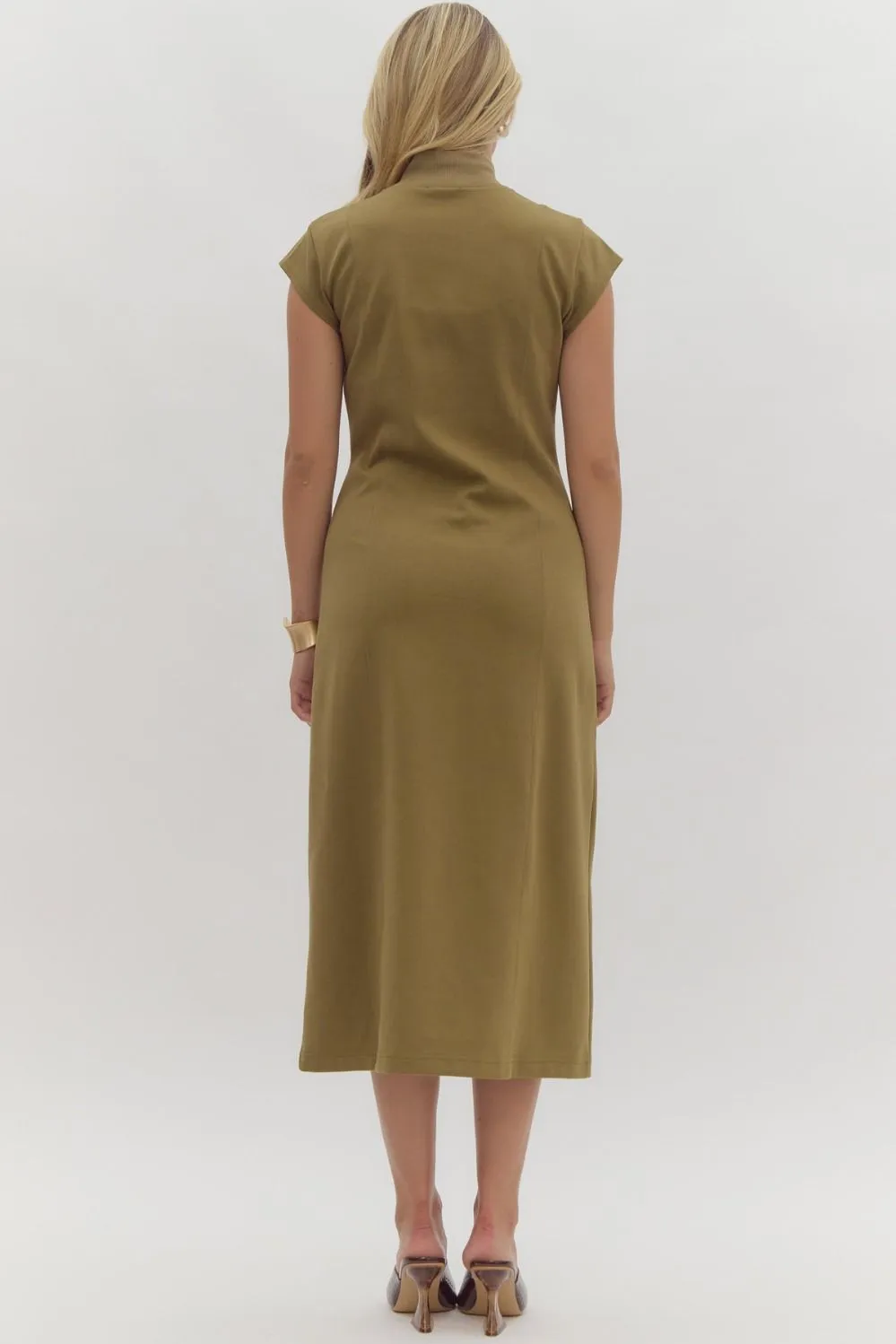 The Olive Slim Dress