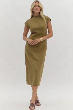 The Olive Slim Dress