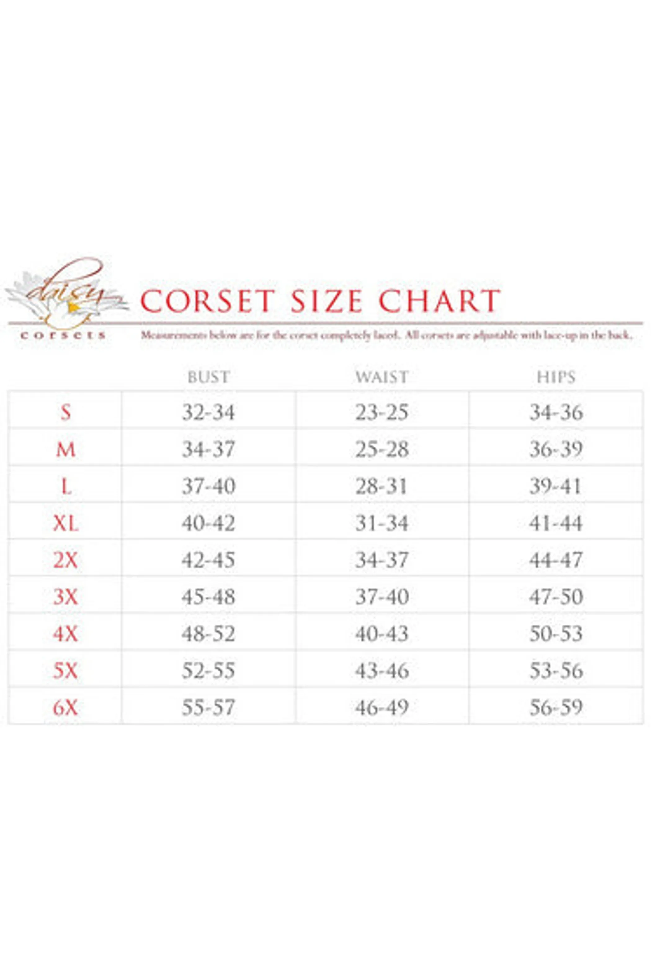 Top Drawer 3 PC Brocade Angel Corset Costume