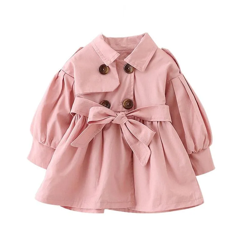 Trench coat/jacket with belt for babies