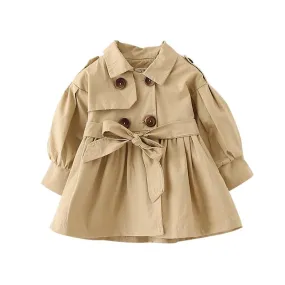 Trench coat/jacket with belt for babies