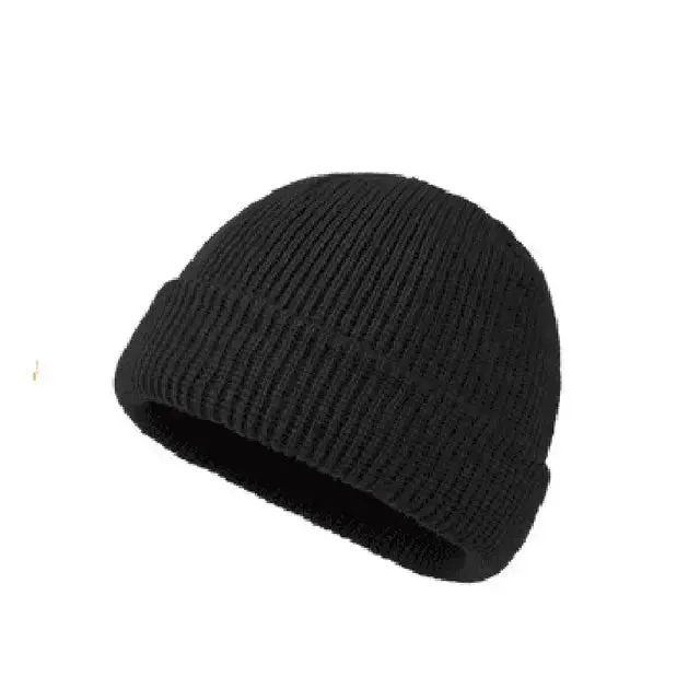 Trendy Knitted Beanie - Cozy Wool Cap for Cold Weather