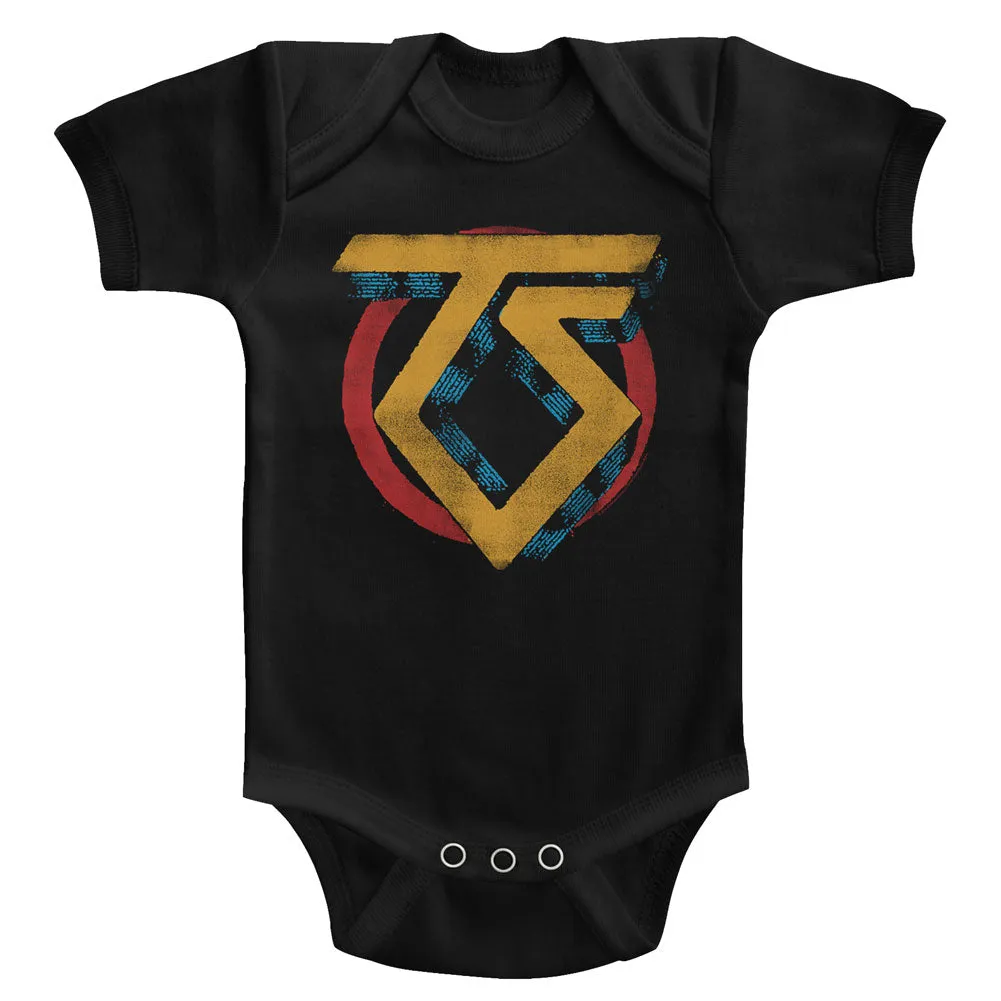 Twisted Sister Vintage Ts Logo Baby Bodysuit