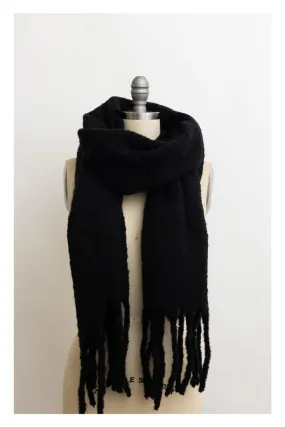 Ultra Soft Knit Scarf with Tassels