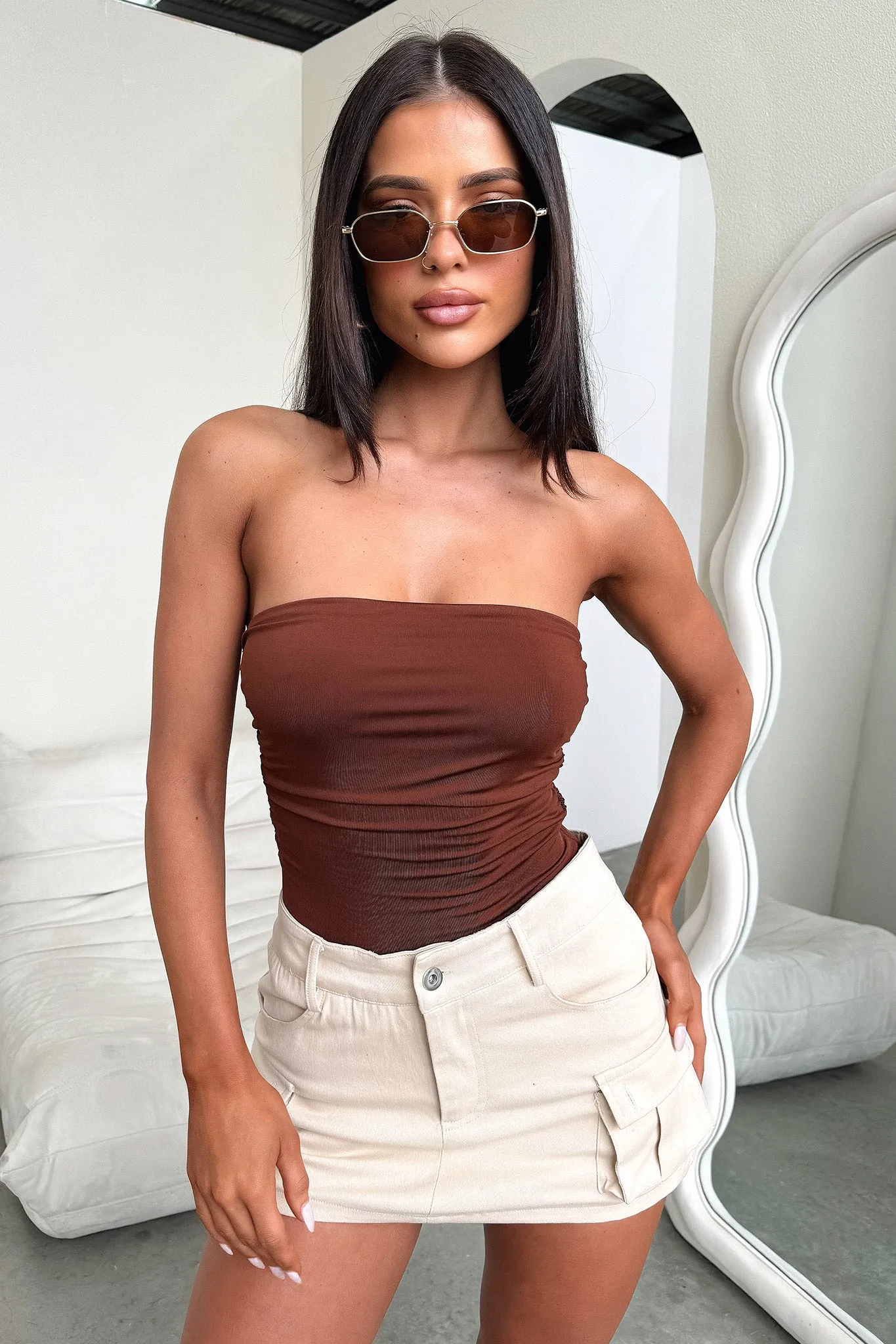 Valora Bodysuit - Brown