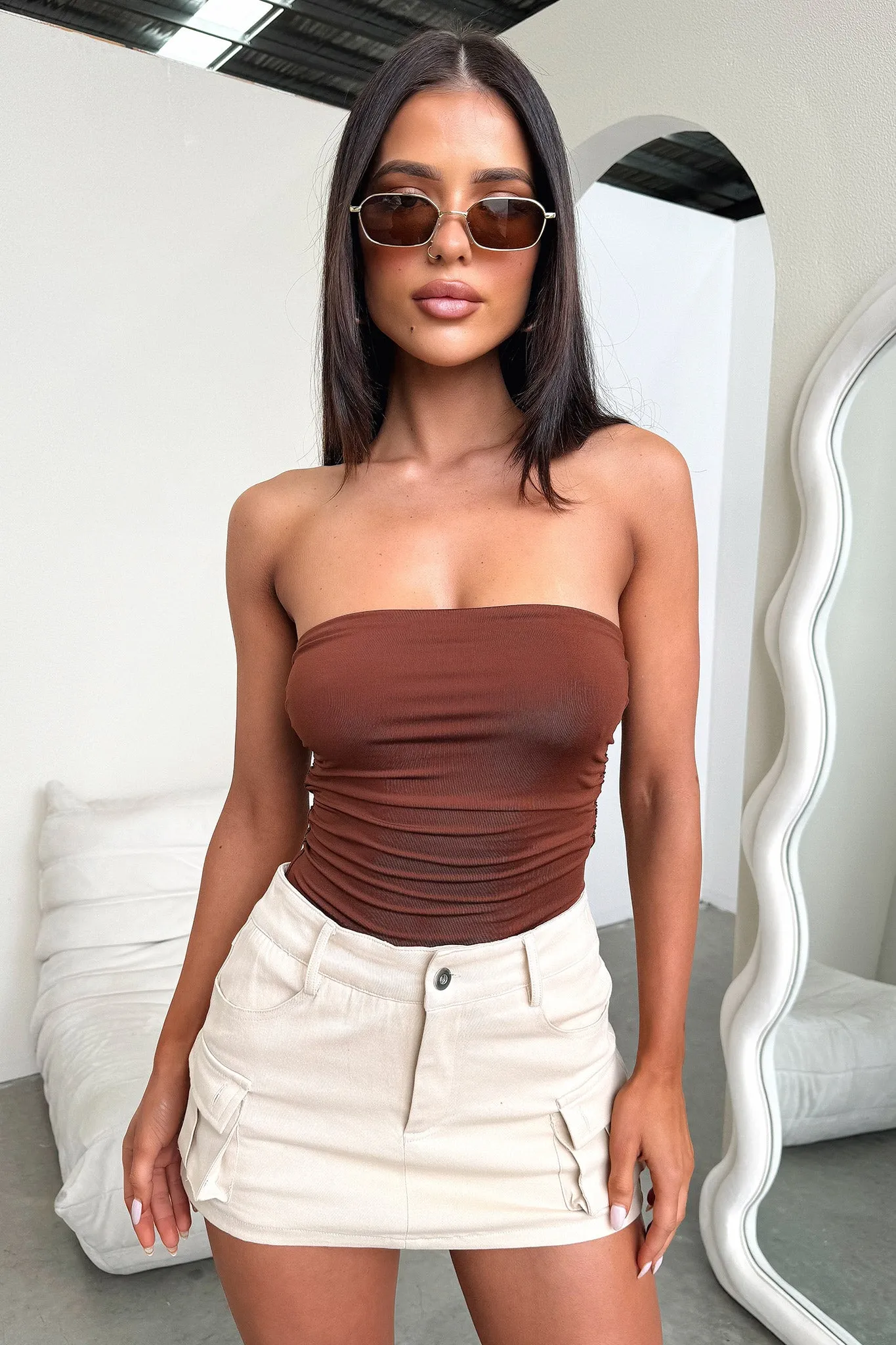 Valora Bodysuit - Brown