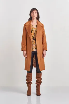 Verge Foxtail Coat - Caramel