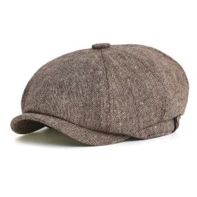 Versatile Classic Newsboy Octagonal Beret Hat