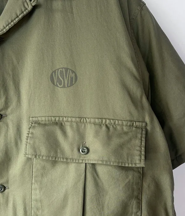 visvim/CORNET DOWN SHIRT S/S (OLIVE)