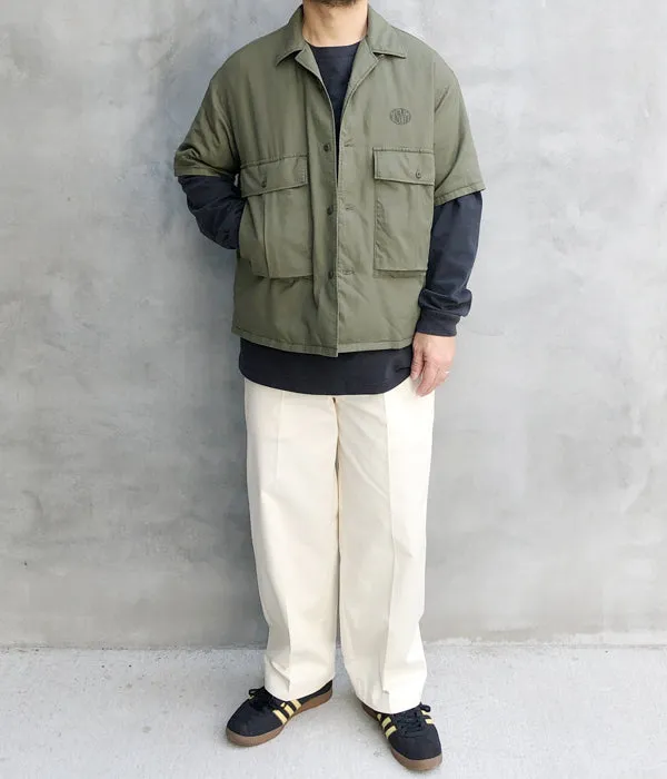 visvim/CORNET DOWN SHIRT S/S (OLIVE)