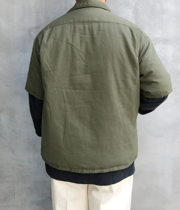 visvim/CORNET DOWN SHIRT S/S (OLIVE)