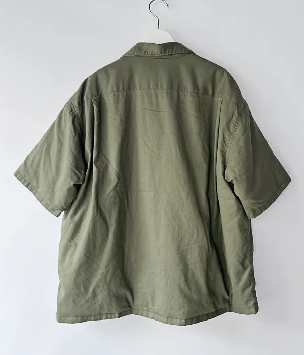 visvim/CORNET DOWN SHIRT S/S (OLIVE)