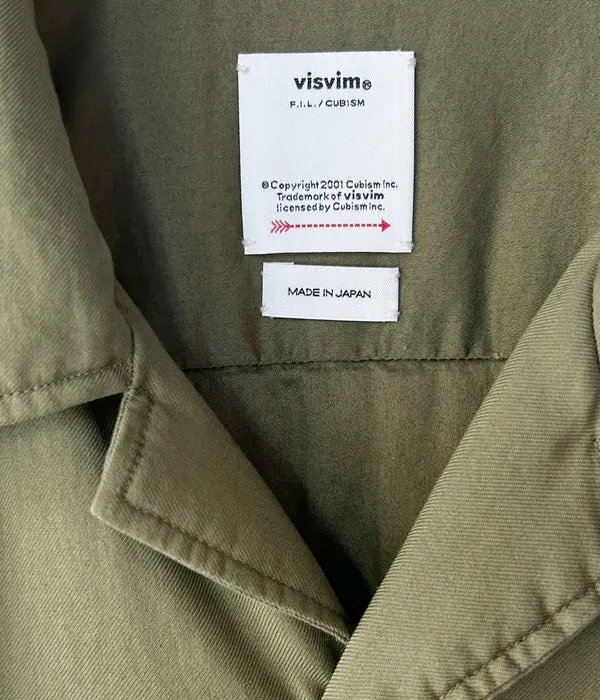 visvim/CORNET DOWN SHIRT S/S (OLIVE)