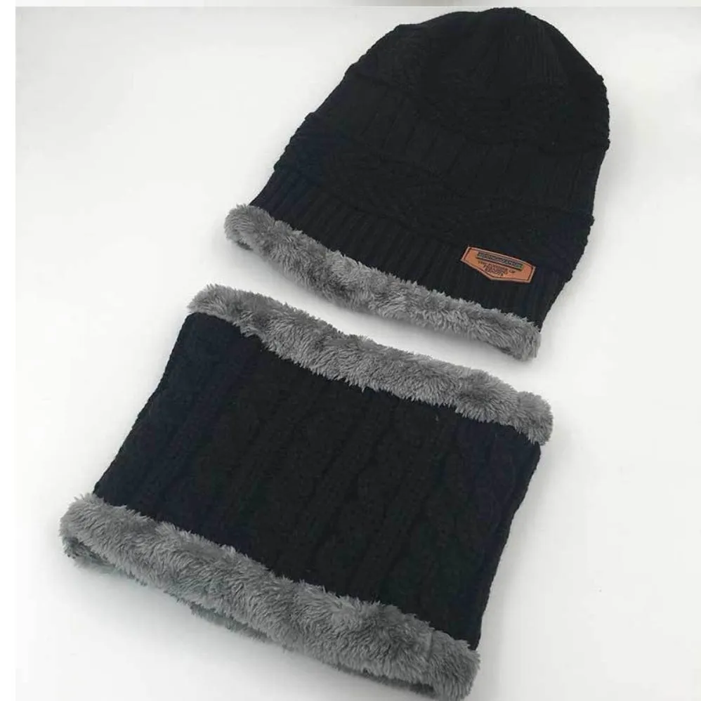 Winter Hat with Neck Warmer (Skullies & Beanies) For Men and Women