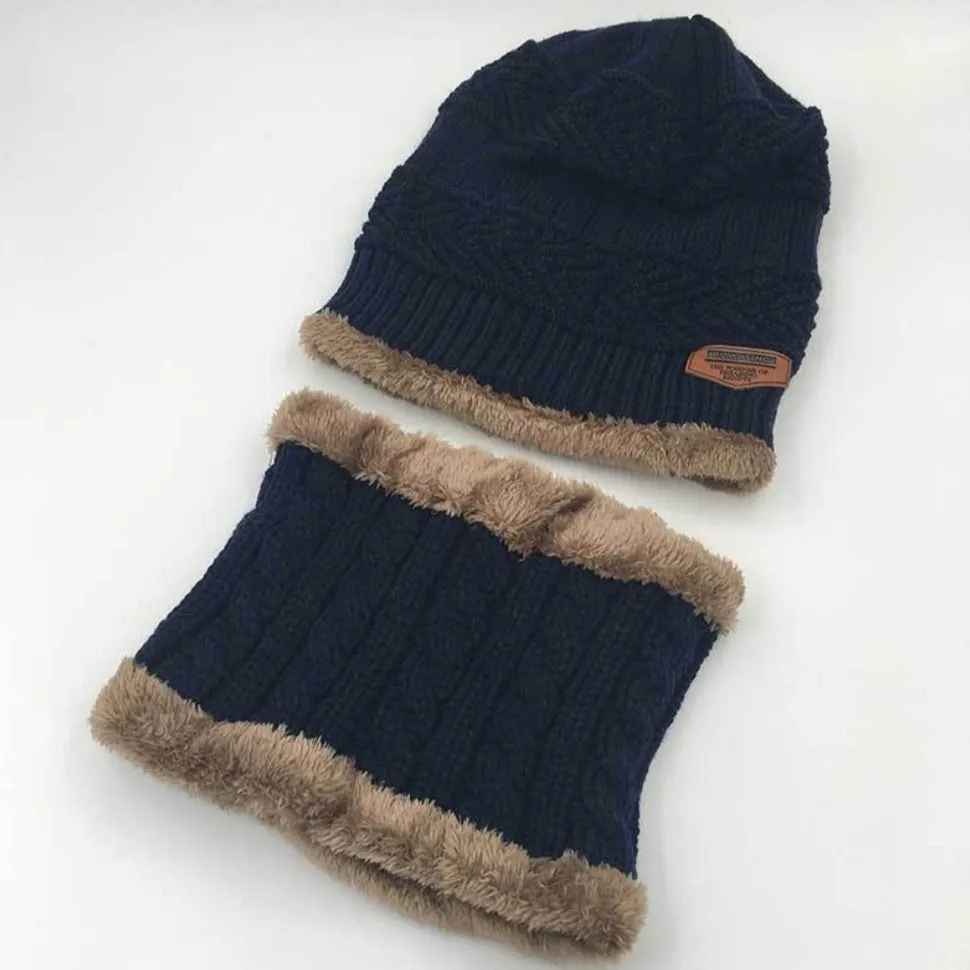 Winter Hat with Neck Warmer (Skullies & Beanies) For Men and Women