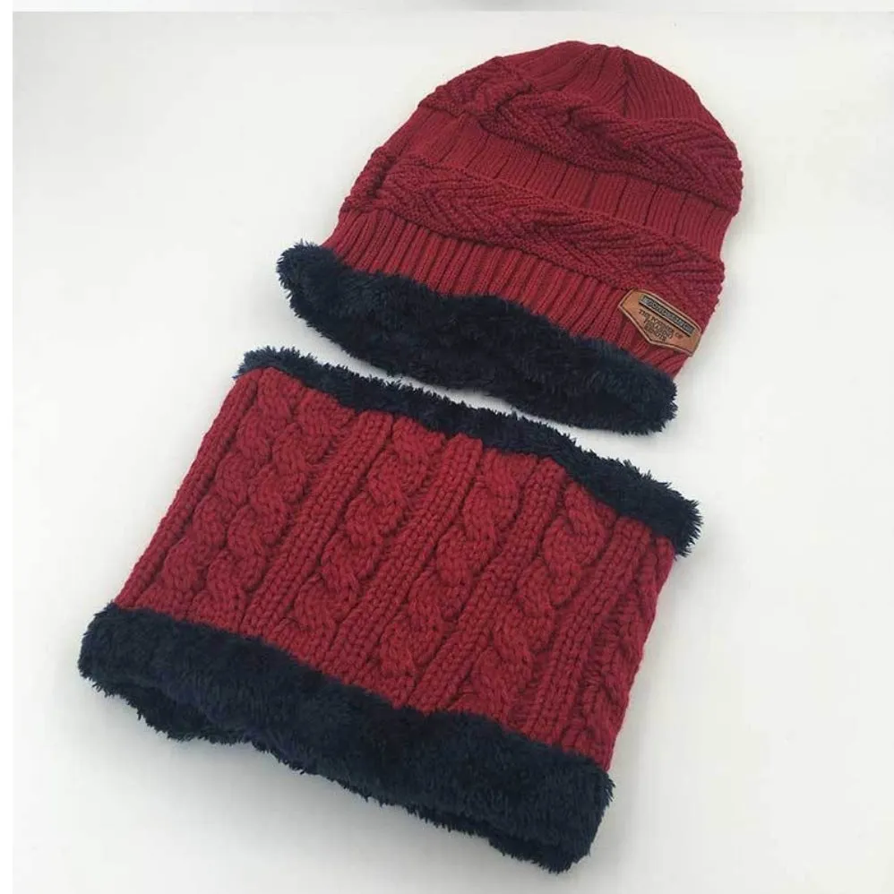 Winter Hat with Neck Warmer (Skullies & Beanies) For Men and Women